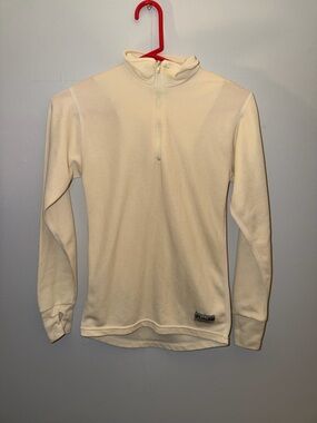 Vintage Cream Half-Zip womans
